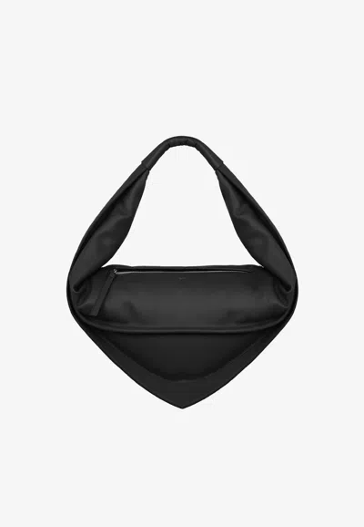 Federico Cina Maxi Tortellino Shoulder Bag In Black