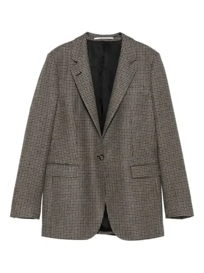 Tagliatore Adrianne Houndstooth Wool Blazer Clothing In Pattern