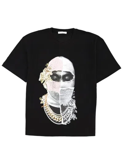 Ih Nom Uh Nit Graphic Crew Neck Short Sleeve T-shirt In Black