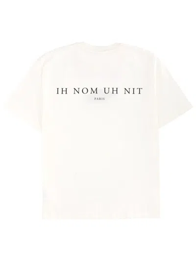 Ih Nom Uh Nit Graphic Crew Neck Short Sleeve T-shirt In White