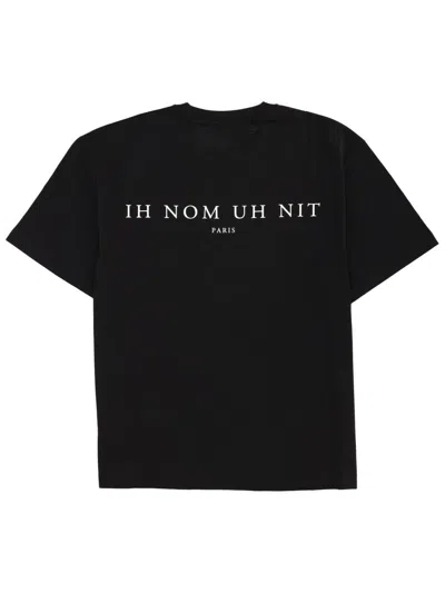 Ih Nom Uh Nit Graphic Crew Neck Short Sleeve T-shirt In Black