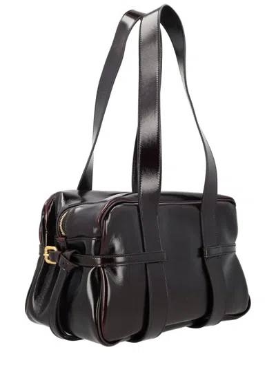 Dries Van Noten Medium "bowling" Bag In Black