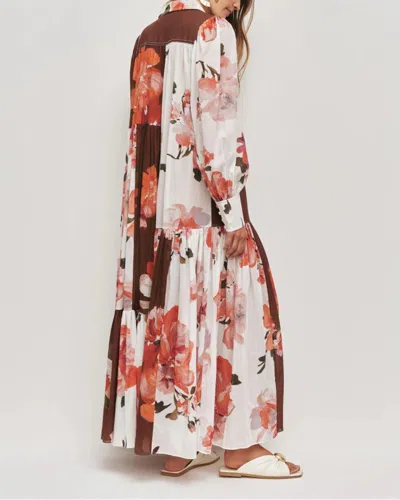 Aje Espirit Maxi Smock Dress In Multi