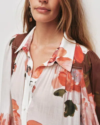 Aje Espirit Maxi Smock Dress In Multi