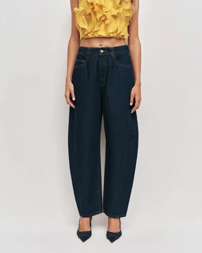 Aje Stevie Barrel Ankle Jean In Blue