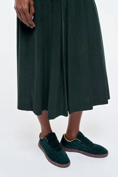 Gabriela Hearst Ohio Slip-on Sneaker In English Green Nubuck In Multi