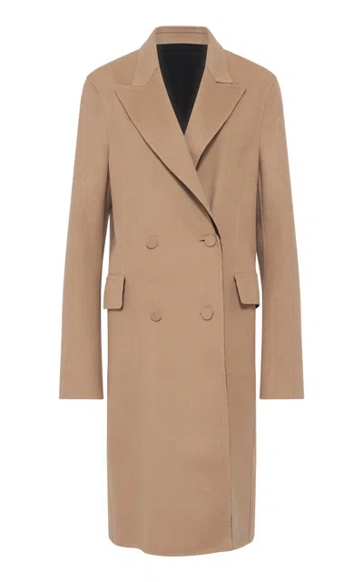 Gabriela Hearst Mcaffrey Coat In Camel & Black Double-face Cashmere In Brown