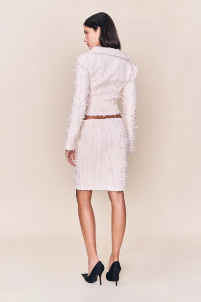 Danielle Guizio Ny Lillian Pencil Skirt In Neutral