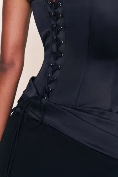 Danielle Guizio Ny Scarlett Maxi Dress In Black