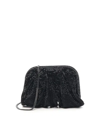 Benedetta Bruzziches Venus La Petite Clutch Bag In Black