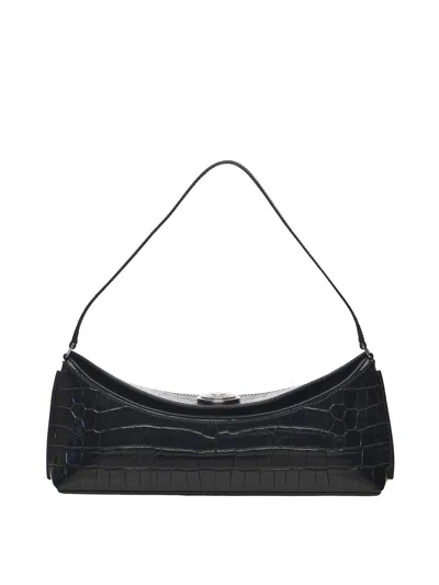 Jacquemus La Pochette Ovalo Shoulder Bag In Black
