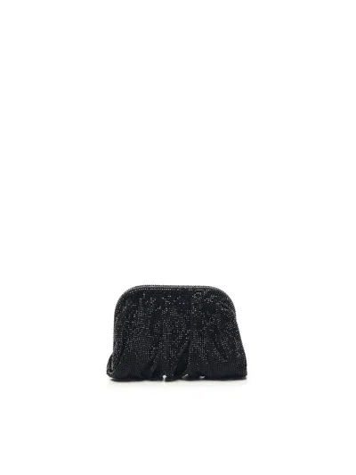 Benedetta Bruzziches Venus La Petite Clutch Bag In Black