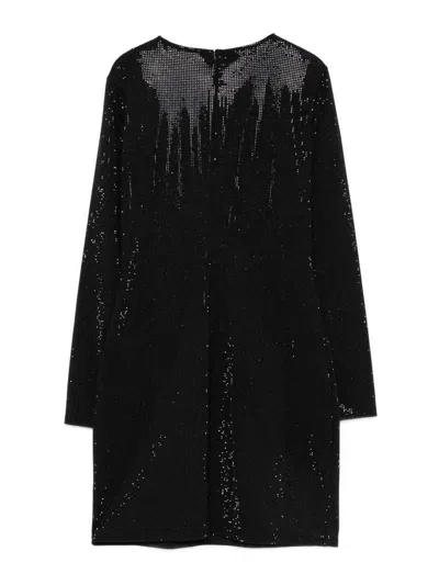 Michael Kors Sequin Mini Dress In Black
