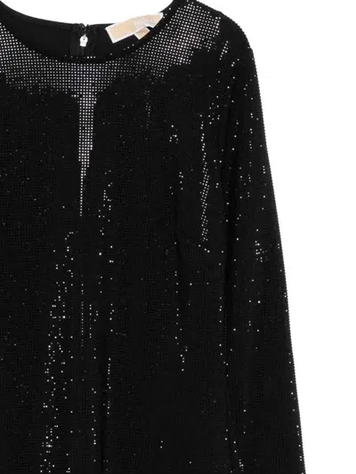 Michael Kors Sequin Mini Dress In Black