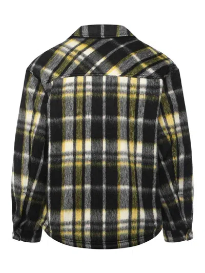 Represent Textured Overshirt Jacket In Black