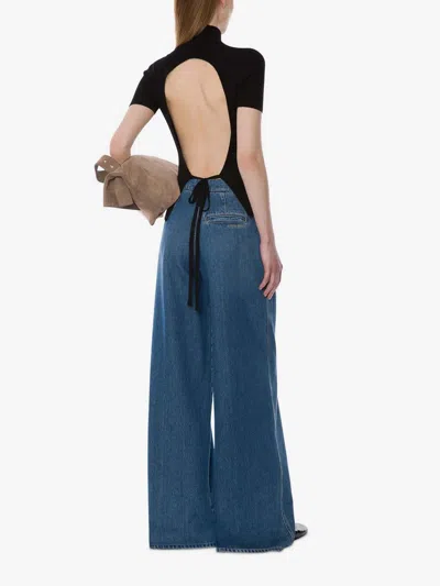 Alberta Ferretti Sweaters In Black