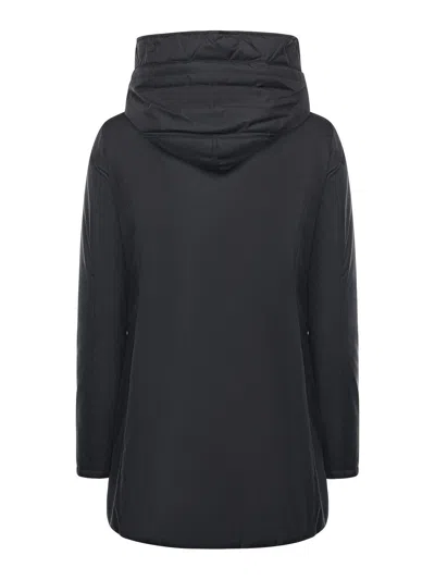 Fay Double-breasted Toggle Coat With Detachable Front Panel In Blue