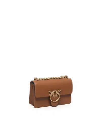 Pinko Love Bag Small Shoulder Bag In Brown