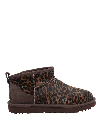 Ugg Animalier Classic Ultra Mini Booties In Multi