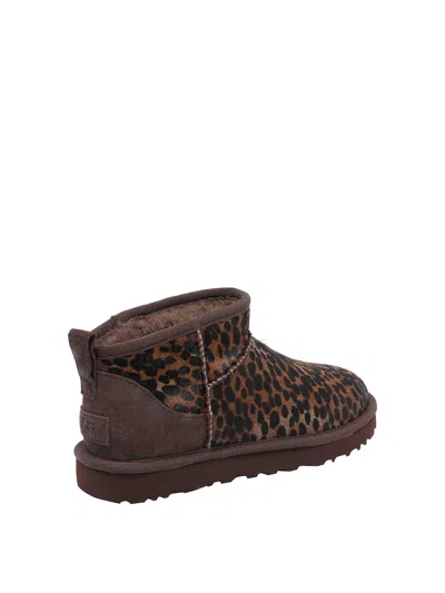 Ugg Animalier Classic Ultra Mini Booties In Multi