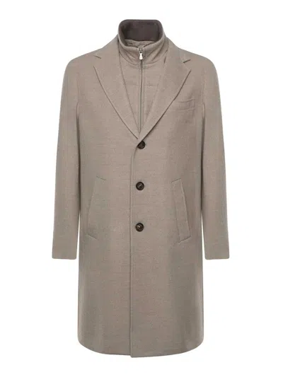 Eleventy Wool Coat In Gray