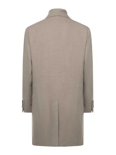 Eleventy Wool Coat In Gray