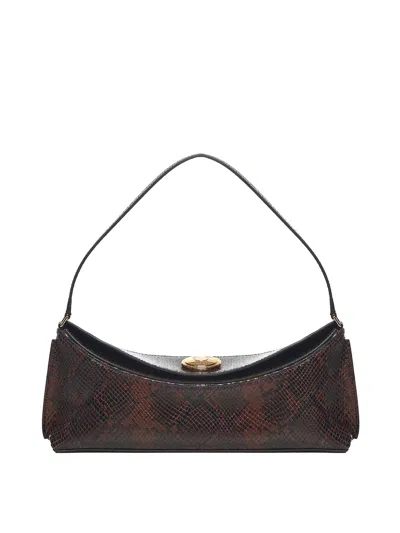 Jacquemus La Pochette Ovalo Shoulder Bag In Brown
