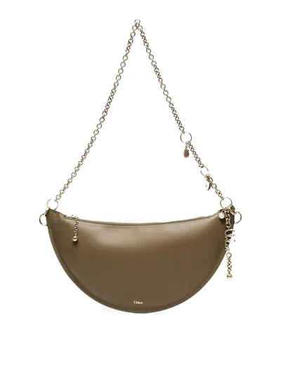 Chloé Icons Shoulder Bag In Green