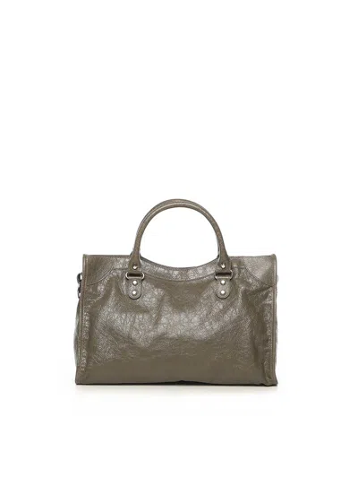 Balenciaga Tote Bag Le City Medium In Green