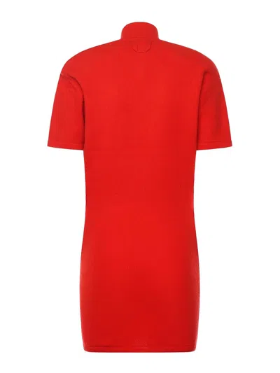 Jacquemus La Robe Maille Chestnut Dress In Red