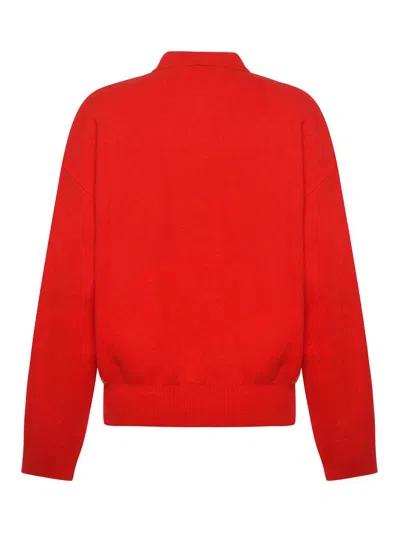 Jacquemus The Pallone Knit Jacket In Red