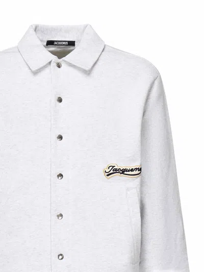 Jacquemus La Surchemise Gio Jacket In Gray