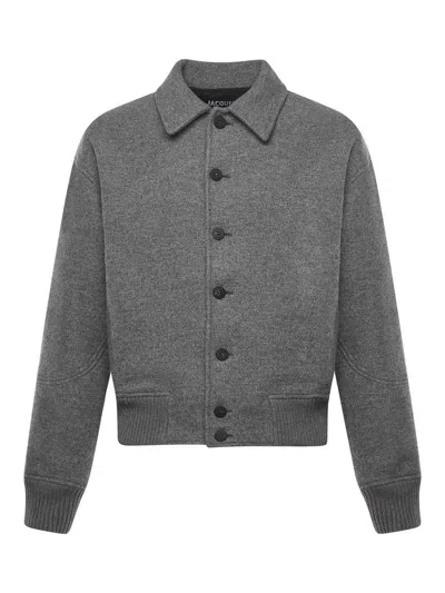 Jacquemus Bomber Jacket "felt" In Gray