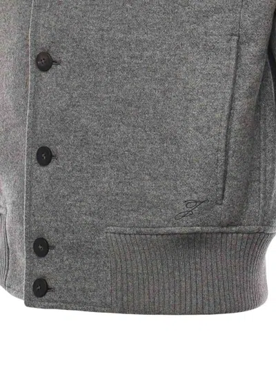 Jacquemus Bomber Jacket "felt" In Gray
