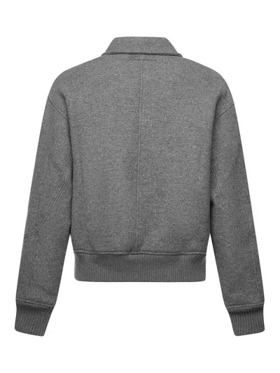 Jacquemus Bomber Jacket "felt" In Gray