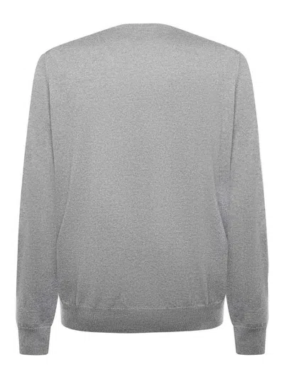 Fay Wool Sweater In Gray