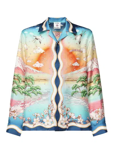 Casablanca Men's Tennis Club Shirt In Multi