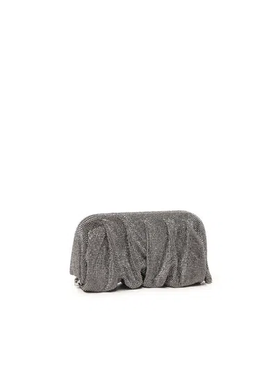 Benedetta Bruzziches Venus La Grande Clutch Bag In Silver