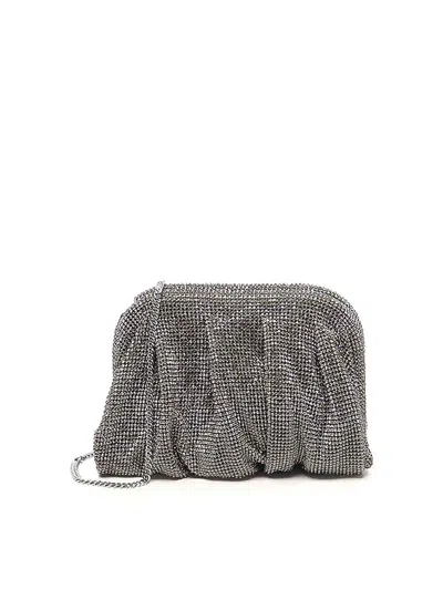 Benedetta Bruzziches Venus La Petite Clutch In Silver
