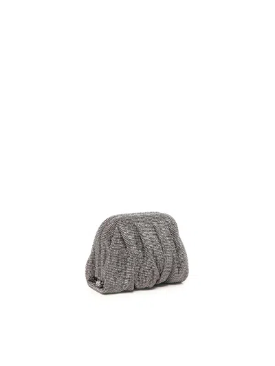 Benedetta Bruzziches Venus La Petite Clutch In Silver