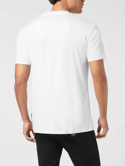 Philipp Plein Lightweight Short Sleeve Crew Neck T-shirt In White
