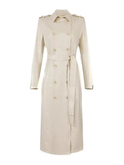 Elisabetta Franchi Coats In White