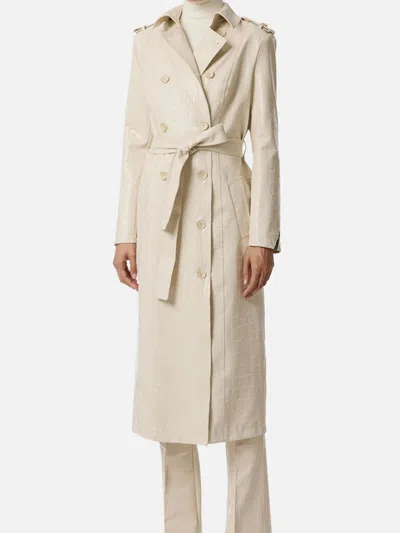 Elisabetta Franchi Coats In White