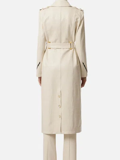 Elisabetta Franchi Coats In White