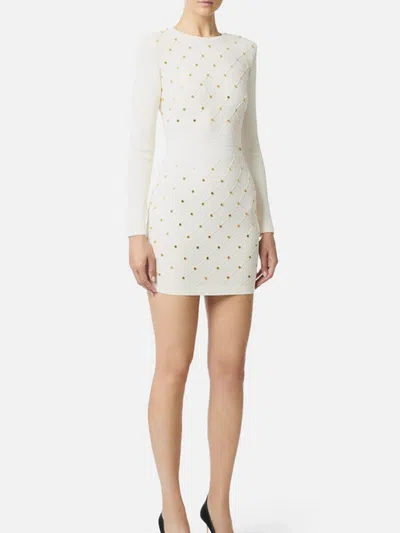 Elisabetta Franchi Vestido Corto - Blanco In White