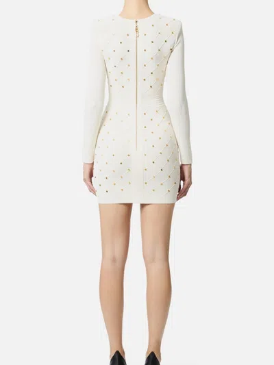 Elisabetta Franchi Vestido Corto - Blanco In White