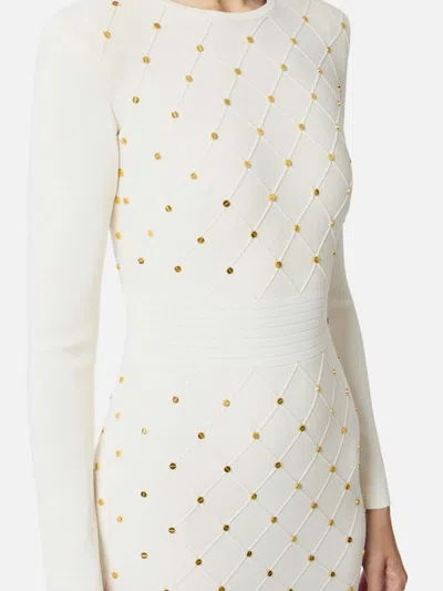Elisabetta Franchi Vestido Corto - Blanco In White