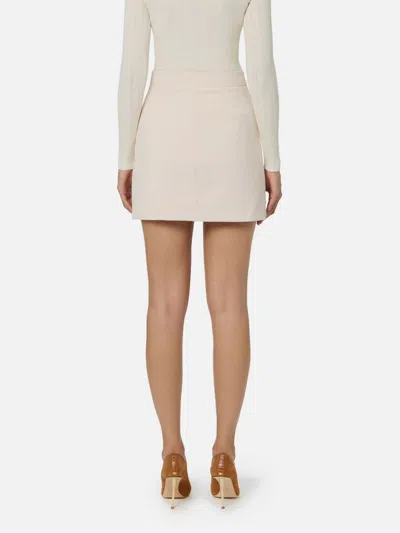 Elisabetta Franchi Skirt In White