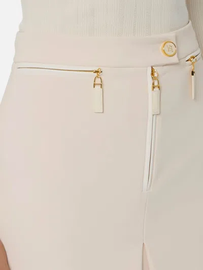 Elisabetta Franchi Skirt In White