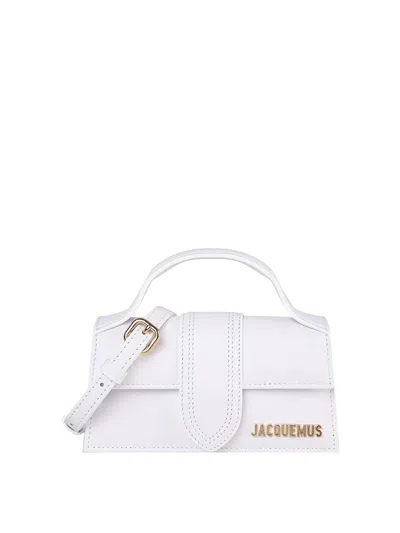 Jacquemus Le Bambino Leather Bag In White